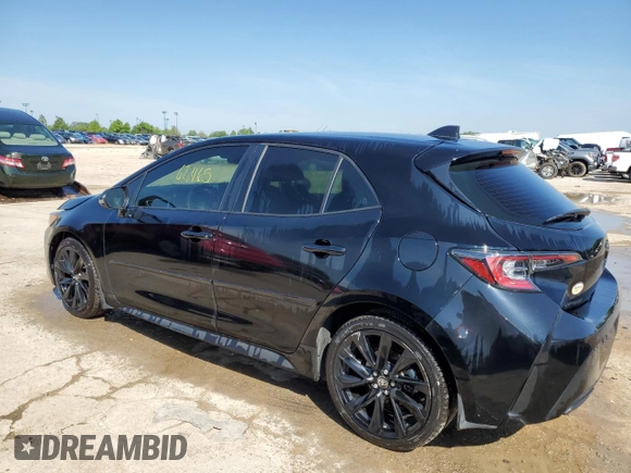 2021 Toyota Corolla Hatchback SE with VIN JTND4MBE9M3134382, listed as a Copart auction lot 57289134 with 62,465 mi miles and Salvage Title. Bid and sale history available at carsss.com. Image 2.