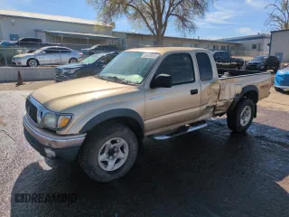2001 Toyota Tacoma with VIN 5TEWN72N71Z857124, listed as a Copart auction lot 50428045 with 202,919 mi miles and Salvage title. Bid and sale history available at DreamBid. Image 1.
