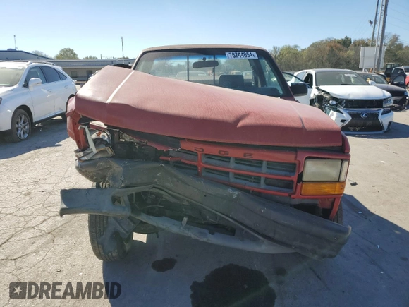 1993 Dodge Dakota S z VIN 1B7FL26X2PS175592, wystawiony jako Copart lot #76744054 z przebiegiem 94 863 mil mil oraz Szkoda całkowita • Salvage title. Historia ofert i sprzedaży dostępna na DreamBid. Obrazek 5.