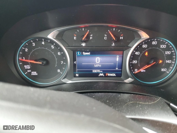 2021 Chevrolet Equinox LT with VIN 2GNAXUEV5M6159385, listed as a Copart auction lot 46788365 with 33,070 mi miles and Salvage Title. Bid and sale history available at carsss.com. Image 9.