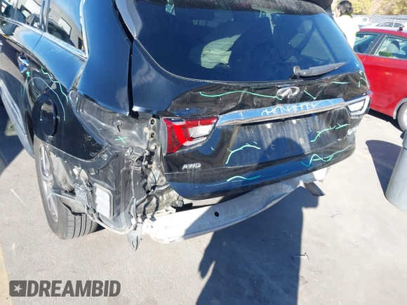2020 Infiniti QX60 Luxe with VIN 5N1DL0MM5LC522210, listed as a IAAI auction lot 40913550 with 90,289 mi miles and . Bid and sale history available at DreamBid. Image 6.