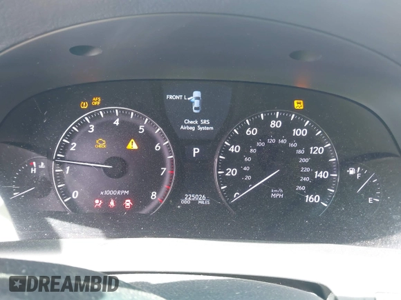 2008 Lexus LS 460 with VIN JTHBL46FX85061520, listed as a IAAI auction lot 42081510 with 225,026 mi miles and . Bid and sale history available at DreamBid. Image 7.
