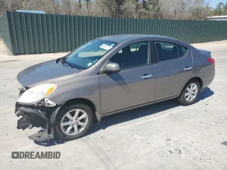 2014 Nissan Versa SV with VIN 3N1CN7AP5EL870097, listed as a Copart auction lot 50593715 with 161,632 mi miles and Salvage Title. Bid and sale history available at carsss.com. Image 1.