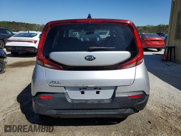 2021 Kia Soul LX with VIN KNDJ23AU0M7760492, listed as a Copart auction lot 49976655 with 108,740 mi miles and Clean Title. Bid and sale history available at carsss.com. Image 6.
