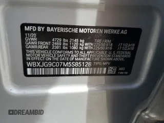 2021 BMW X1 xDrive28i z VIN WBXJG9C07M5S85128, wystawiony jako Copart lot #53477145 z przebiegiem 18 370 mil mil oraz Szkody całkowita. Historia ofert i sprzedaży dostępna na DreamBid. Obrazek 13.