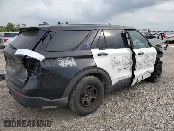 2022 Ford Explorer with VIN 1FM5K8AC2NGA43062, listed as a Copart auction lot 53812615 with Not provided miles and Salvage title. Bid and sale history available at DreamBid. Image 3.