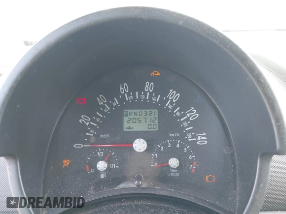 2002 Volkswagen Beetle GLS with VIN 3VWCB21C52M446668, listed as a IAAI auction lot 42510792 with 205,712 mi miles and . Bid and sale history available at DreamBid. Image 7.