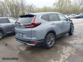 2021 Honda CR-V EX-L with VIN 2HKRW2H87MH672237, listed as a IAAI auction lot 41861474 with 33,500 mi miles. Bid and sale history available at carsss.com. Image 4.