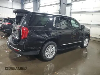 2021 GMC Yukon SLT with VIN 1GKS2BKD1MR454343, listed as a Copart auction lot 86071724 with 47,199 mi miles and Salvage Title. Bid and sale history available at carsss.com. Image 3.