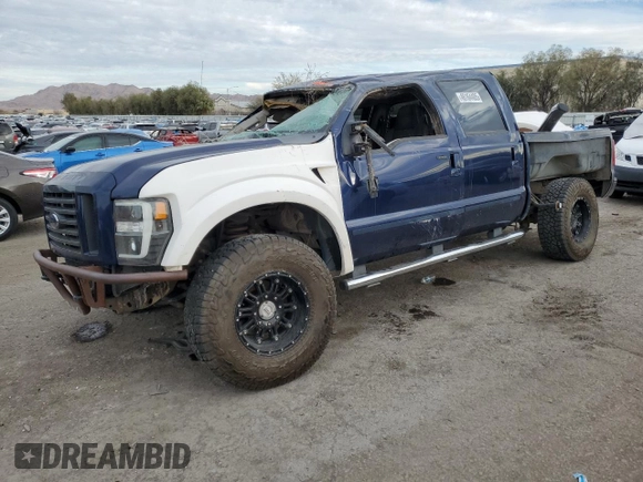 2008 Ford F-250 XL with VIN 1FTSW21R48EC01981, listed as a Copart auction lot 46164405 with Not provided miles and Salvage title. Bid and sale history available at DreamBid. Image 1.