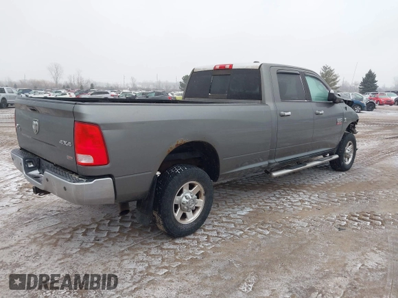 2012 Ram 2500 SLT with VIN 3C6UD5JL9CG327225, listed as a IAAI auction lot 41535113 with 168,530 mi miles and . Bid and sale history available at DreamBid. Image 4.