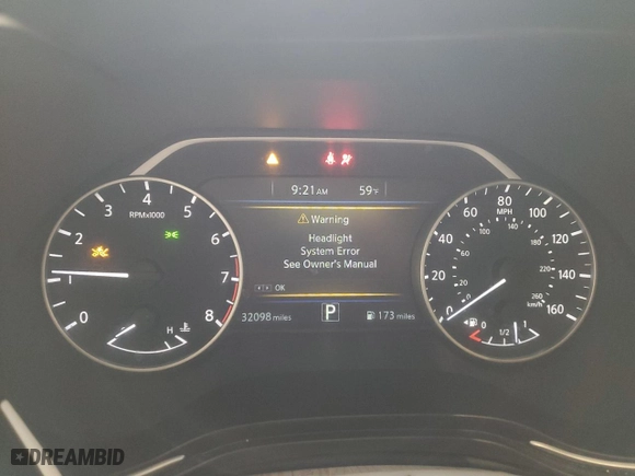 2017 Nissan Maxima Platinum with VIN 1N4AA6AP9HC420548, listed as a Copart auction lot 53697515 with 32,098 mi miles and Salvage Title. Bid and sale history available at carsss.com. Image 9.