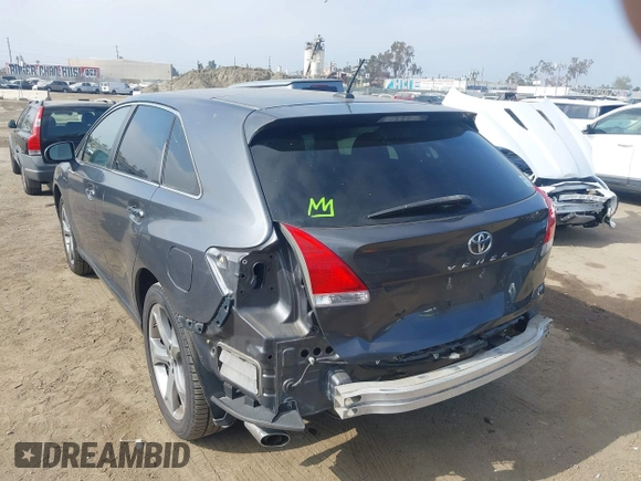 2012 Toyota Venza LE with VIN 4T3ZK3BB5CU046764, listed as a IAAI auction lot 42061276 with 96,237 mi miles. Bid and sale history available at carsss.com. Image 3.