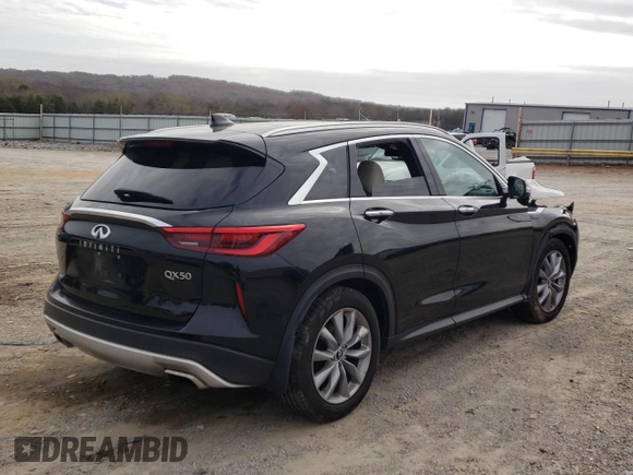 2019 Infiniti QX50 LUXE with VIN 3PCAJ5M3XKF140449, listed as a Copart auction lot 66702012 with 48,468 mi miles. Bid and sale history available at carsss.com. Image 4.