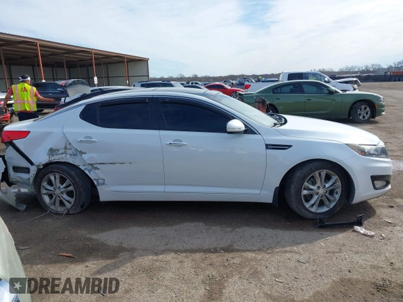 2012 Kia Optima EX with VIN 5XXGN4A70CG065145, listed as a IAAI auction lot 41674539 with 107,620 mi miles. Bid and sale history available at carsss.com. Image 13.