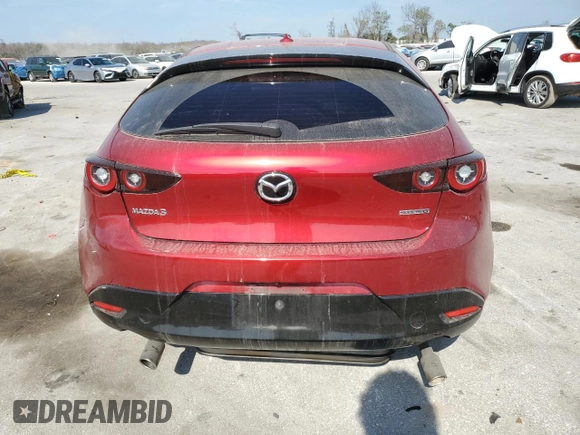 2022 Mazda 3 Premium with VIN JM1BPAML4N1514465, listed as a Copart auction lot 44143875 with 52,002 mi miles and Non repairable. Bid and sale history available at DreamBid. Image 6.