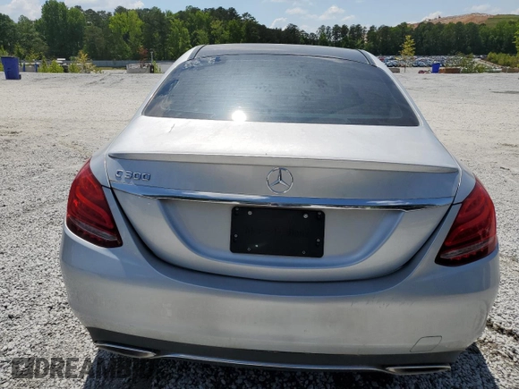 2015 Mercedes-Benz C 300 with VIN 55SWF4JB1FU077291, listed as a Copart auction lot 56153025 with 62,000 mi miles and Clean Title. Bid and sale history available at DreamBid. Image 6.