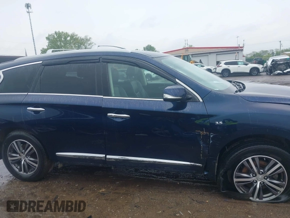 2017 Infiniti QX60 with VIN 5N1DL0MM4HC546246, listed as a IAAI auction lot 41859574 with 129,066 mi miles and . Bid and sale history available at DreamBid. Image 13.