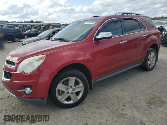 2015 Chevrolet Equinox LTZ with VIN 2GNALDEK8F6398790, listed as a Copart auction lot 51361265 with 201,009 mi miles and Clean Title. Bid and sale history available at carsss.com. Image 1.