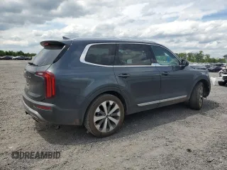 2022 Kia Telluride EX with VIN 5XYP3DHC9NG313013, listed as a Copart auction lot 55946615 with 58,276 mi miles and Salvage title. Bid and sale history available at DreamBid. Image 3.