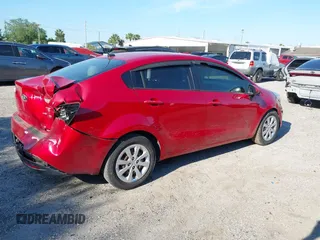 2014 Kia Rio LX with VIN KNADM4A35E6327324, listed as a IAAI auction lot 41893805 with 129,330 mi miles. Bid and sale history available at carsss.com. Image 4.