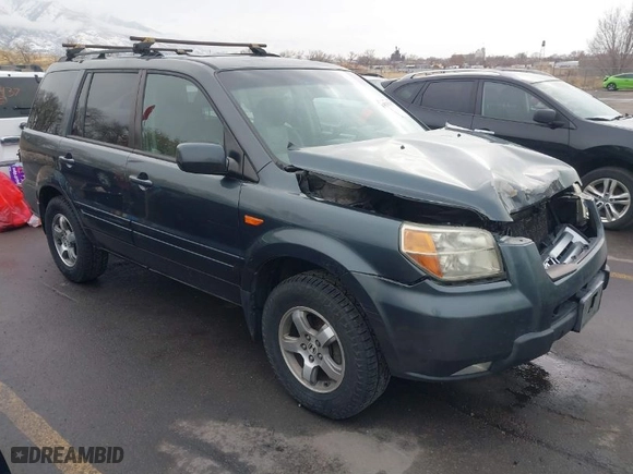 2006 Honda Pilot EX-L with VIN 2HKYF18526H563831, listed as a IAAI auction lot 41255427 with 237,074 mi miles. Bid and sale history available at carsss.com. Image 1.