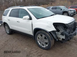 2010 GMC Acadia SLT2 with VIN 1GKLVNED6AJ153666, listed as a IAAI auction lot 41723359 with 126,528 mi miles and . Bid and sale history available at carsss.com. Image 1.