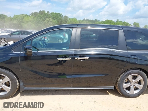 2019 Honda Odyssey EX-L with VIN 5FNRL6H76KB005145, listed as a IAAI auction lot 42075781 with 115,599 mi miles. Bid and sale history available at carsss.com. Image 14.