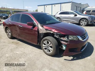 2014 Honda Accord LX with VIN 1HGCR2F38EA202796, listed as a Copart auction lot 66989954 with 91,024 mi miles and Salvage Title. Bid and sale history available at carsss.com. Image 4.