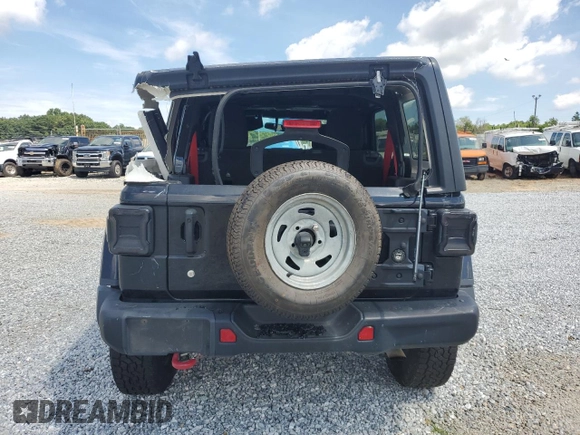 2020 Jeep Wrangler Unlimited Recon с VIN 1C4HJXFNXLW263190, выставлен на аукционе Copart как лот 58929595 с пробегом 46 339 миль миль и Списание • Salvage title. История ставок и продаж доступна на DreamBid. Изображение 6.