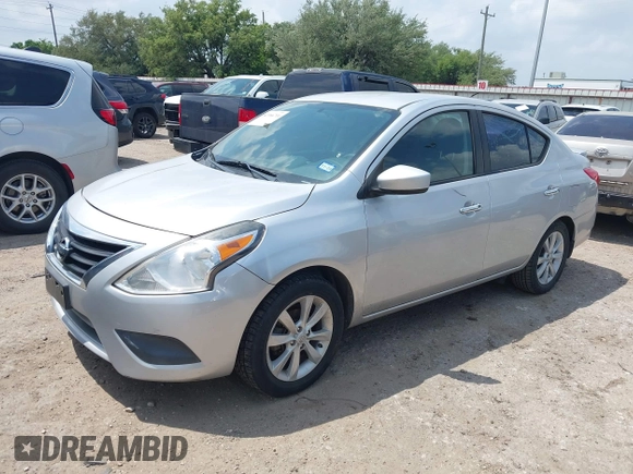 2015 Nissan Versa SV with VIN 3N1CN7AP1FL837454, listed as a IAAI auction lot 42166710 with 62,450 mi miles. Bid and sale history available at carsss.com. Image 2.