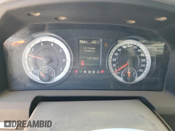 2014 Ram 2500 Tradesman with VIN 3C6UR5HJ1EG186160, listed as a Copart auction lot 49997895 with 136,195 mi miles and Salvage Title. Bid and sale history available at carsss.com. Image 9.