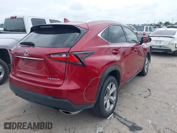 2017 Lexus NX 200t with VIN JTJYARBZ2H2073884, listed as a IAAI auction lot 42146490 with 56,571 mi miles and . Bid and sale history available at DreamBid. Image 4.