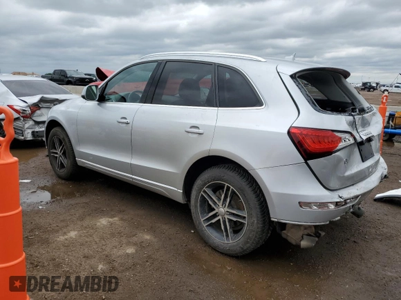 2013 Audi Q5 Premium Plus with VIN WA1LFAFP1DA051958, listed as a Copart auction lot 59240815 with 130,470 mi miles and Salvage title. Bid and sale history available at DreamBid. Image 2.