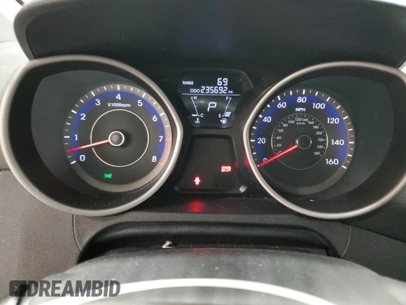 2013 Hyundai Elantra Coupe SE with VIN KMHDH6AE2DU014791, listed as a Copart auction lot 41471565 with 235,692 mi miles and Clean Title. Bid and sale history available at carsss.com. Image 9.