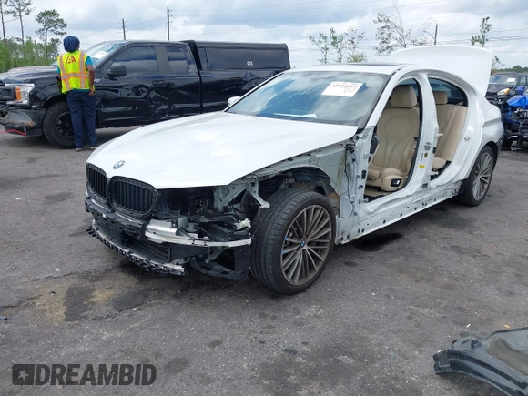 2018 BMW 5 Series 530i with VIN WBAJA5C55JWA38747, listed as a IAAI auction lot 41922937 with 100,951 mi miles and . Bid and sale history available at DreamBid. Image 17.