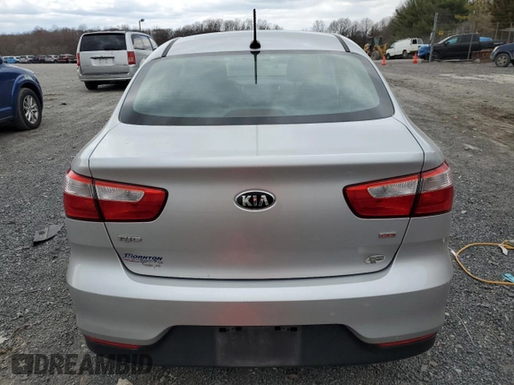 2017 Kia Rio LX with VIN KNADM4A37H6013291, listed as a Copart auction lot 50388275 with 76,364 mi miles and Salvage Title. Bid and sale history available at carsss.com. Image 6.