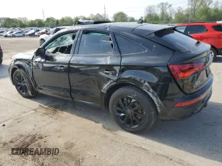 2022 Audi Q5 Sportback S line Premium Plus z VIN WA15ABFYXN2084829, wystawiony jako Copart lot #56194865 z przebiegiem Nie podano mil oraz Szkoda całkowita • Salvage title. Historia ofert i sprzedaży dostępna na DreamBid. Obrazek 2.