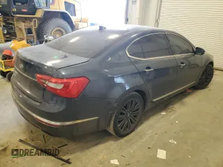 2014 Kia Cadenza Premium with VIN KNALN4D72E5156044, listed as a Copart auction lot 87613665 with 133,582 mi miles and Clean Title. Bid and sale history available at carsss.com. Image 3.