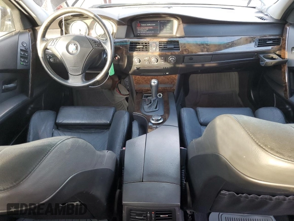 2006 BMW 5 Series 530i with VIN WBANE73506CM41414, listed as a Copart auction lot 75316884 with 177,977 mi miles and Salvage Title. Bid and sale history available at carsss.com. Image 8.
