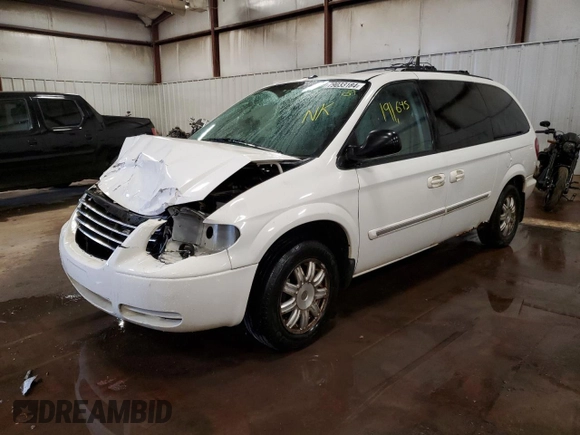 2007 Chrysler Town & Country LWB Touring with VIN 2A4GP54L37R141599, listed as a Copart auction lot 79033184 with 191,645 mi miles and Clean Title. Bid and sale history available at carsss.com. Image 1.