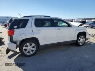 2017 GMC Terrain SLE z VIN 2GKALNEKXH6197737, wystawiony jako Copart lot #48365645 z przebiegiem Nie podano mil oraz Szkoda całkowita • Salvage title. Historia ofert i sprzedaży dostępna na DreamBid. Obrazek 3.