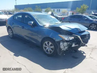 2014 Mazda Mazda3 i Sport with VIN JM1BM1U7XE1192670, listed as a IAAI auction lot 41991826 with 98,987 mi miles. Bid and sale history available at carsss.com. Image 1.