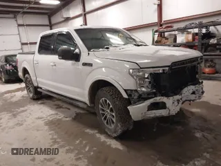 2018 Ford F-150 XL with VIN 1FTEW1E55JFD94799, listed as a IAAI auction lot 41600518 with 110,247 mi miles. Bid and sale history available at carsss.com. Image 1.