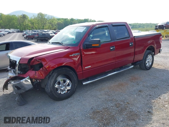 2013 Ford F-150 XL with VIN 1FTFW1ET1DFD31612, listed as a IAAI auction lot 42165526 with 33,817 mi miles and . Bid and sale history available at carsss.com. Image 2.