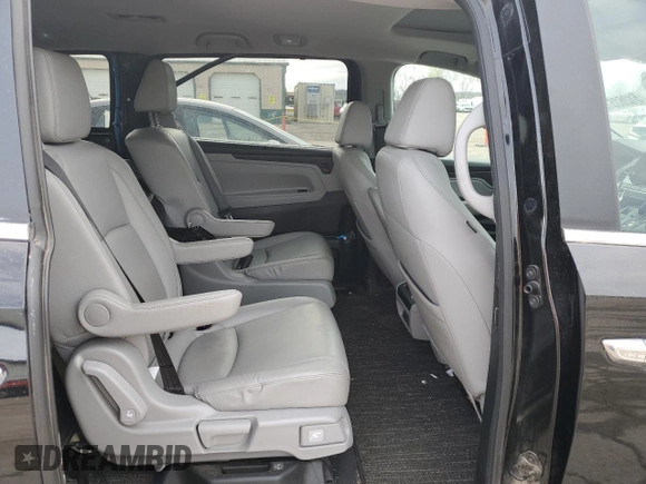 2022 Honda Odyssey EX-L with VIN 5FNRL6H70NB031177, listed as a Copart auction lot 51262515 with 53,629 mi miles and Salvage Title. Bid and sale history available at DreamBid. Image 11.