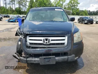 2006 Honda Pilot EX-L with VIN 2HKYF18536H554183, listed as a Copart auction lot 54327565 with 260,871 mi miles and Salvage Title. Bid and sale history available at DreamBid. Image 5.