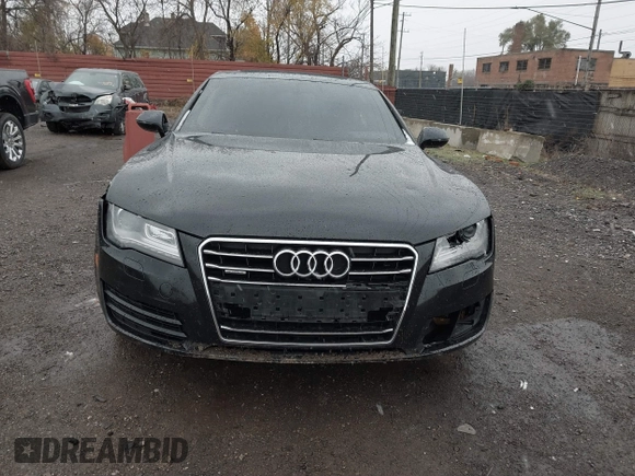 2012 Audi A7 Premium Plus with VIN WAUYGAFC0CN096027, listed as a IAAI auction lot 40881391 with 155,433 mi miles and . Bid and sale history available at DreamBid. Image 11.