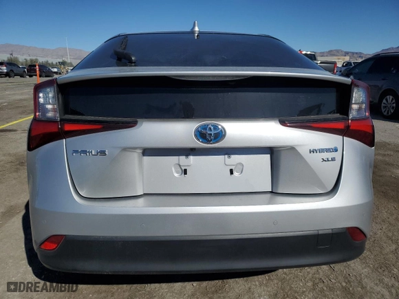 2021 Toyota Prius L Eco with VIN JTDKAMFU8M3135691, listed as a Copart auction lot 45679435 with 40,846 mi miles and Salvage Title. Bid and sale history available at carsss.com. Image 6.