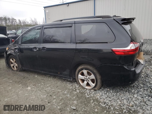 2018 Toyota Sienna LE Auto Access Seat with VIN 5TDKZ3DC1JS914700, listed as a Copart auction lot 85239834 with 107,426 mi miles and Salvage title. Bid and sale history available at DreamBid. Image 2.
